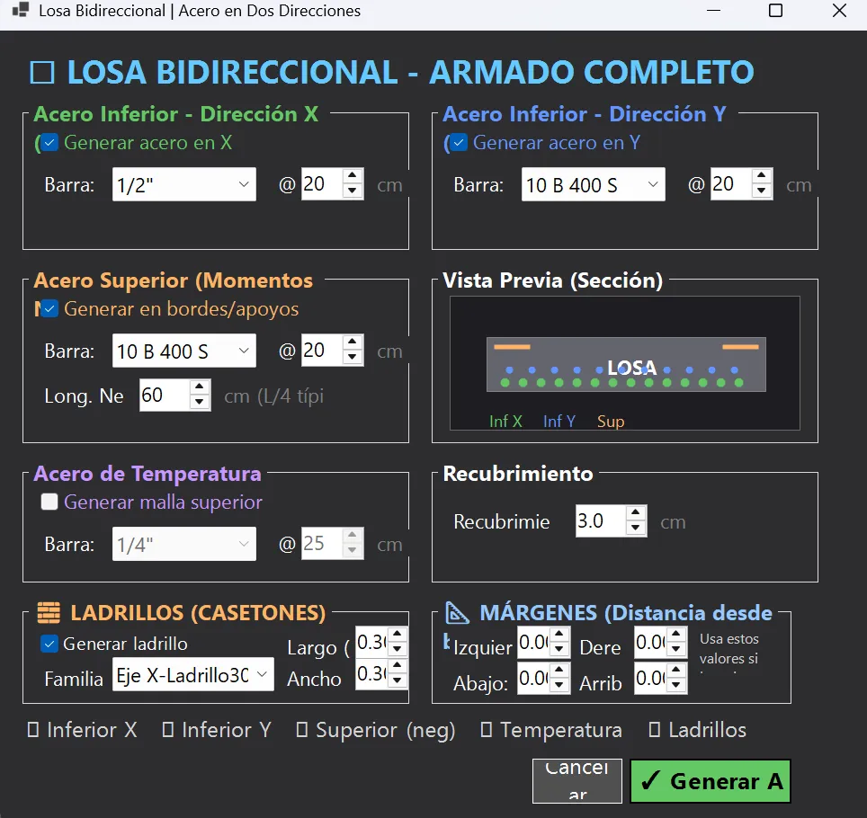 EMARC BIM SUITE — Automatización Revit + SAP2000 — figura 4