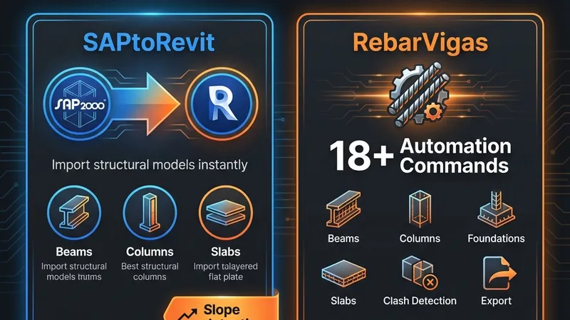 EMARC BIM SUITE — Automatización Revit + SAP2000 — vista previa